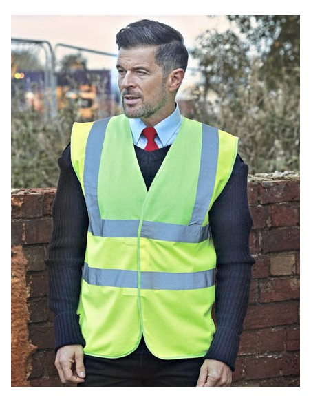 YOK-HVW100-Hi-Vis 2 Bands et Braces Waistcoat 2